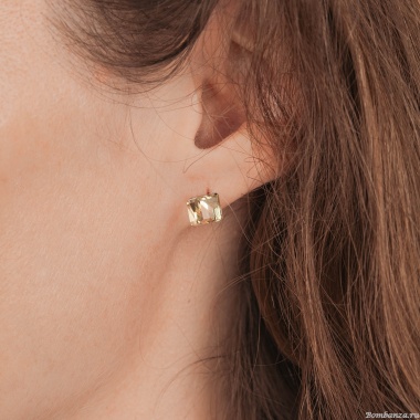 Пусеты Fiore Luna,  Yellow, SWE2127/2 Y S Пусеты Fiore Luna,  Yellow, SWE2127/2 Y S